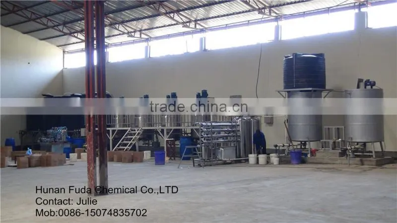 Shampoo machinery