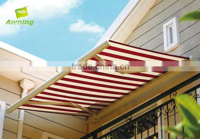 Patio Retractable Manual Full-cassette Awning