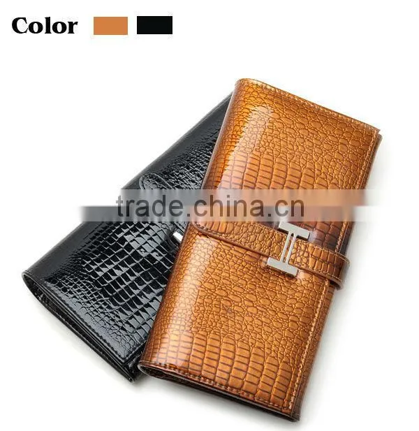High quality low price wholesale women leather wallet with customer design
