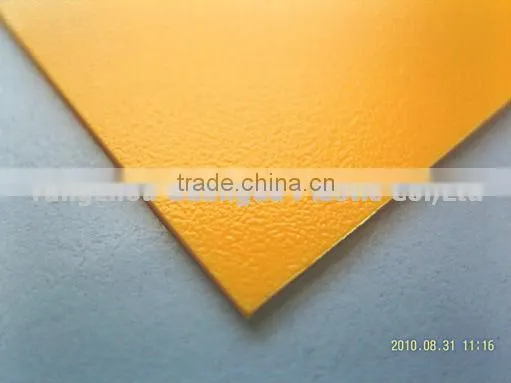 High quality yellow Matte PVC