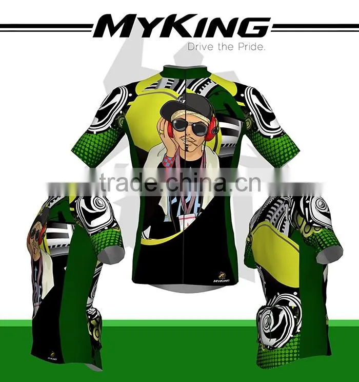 2016 Team Bike Cycling Jersey Bib Shorts Suit For Adult Men