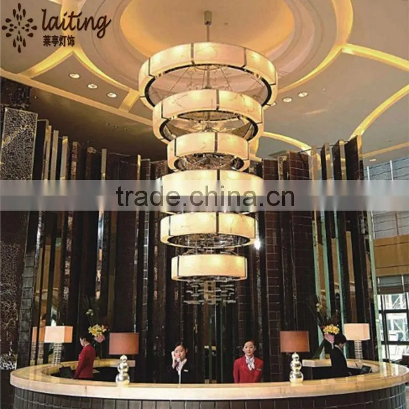Large Multilayer Led Pendant Lighting for Villa
