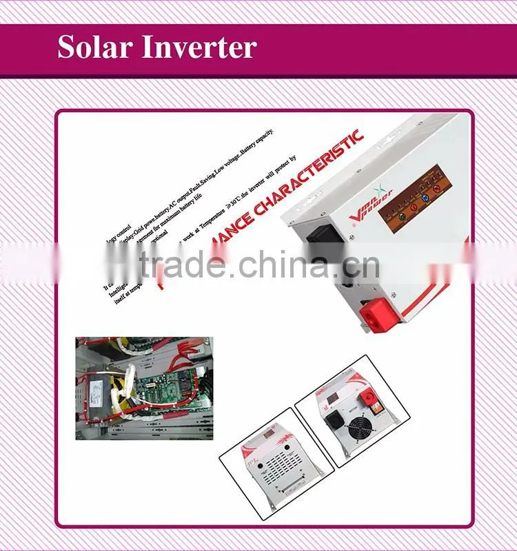 Green sky 500W off grid pure sine wave LED display solar inverter
