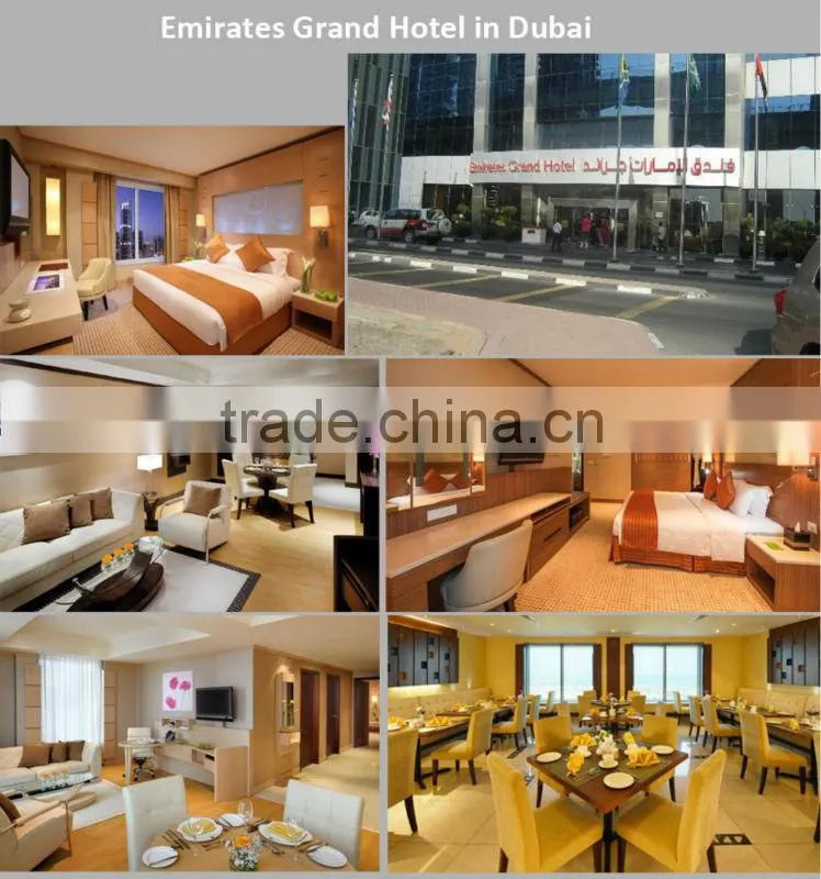 Upholstered hotel room furniture foshan hotel furniture factory HDBR1130