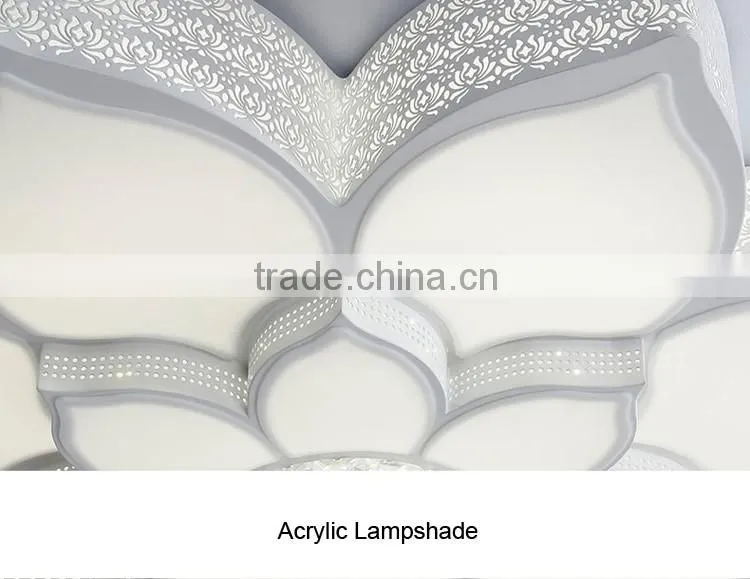 2016 Iron LED Ceiling Light Lotus Shaped Acrylic LED Ceiling Lamps