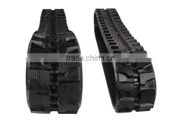 Supply high quality rubber track for mini excavator