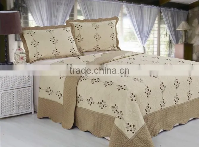 OKTEX 100 approved elegant bedspreads,full fitted bedspreads,satin bedding set