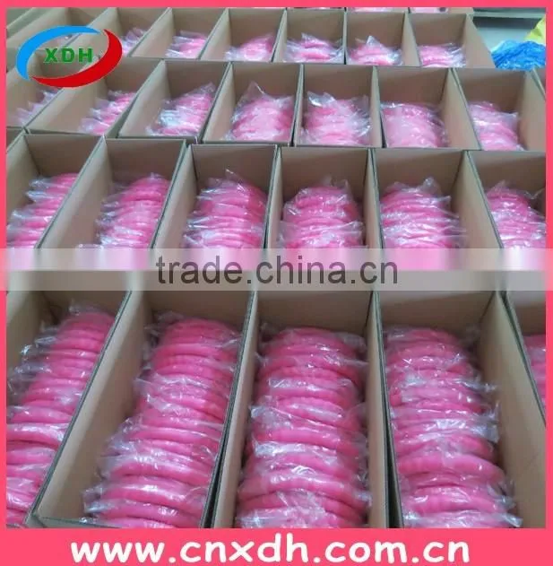 Car accessories pink silicone steering wheel cover for girls
