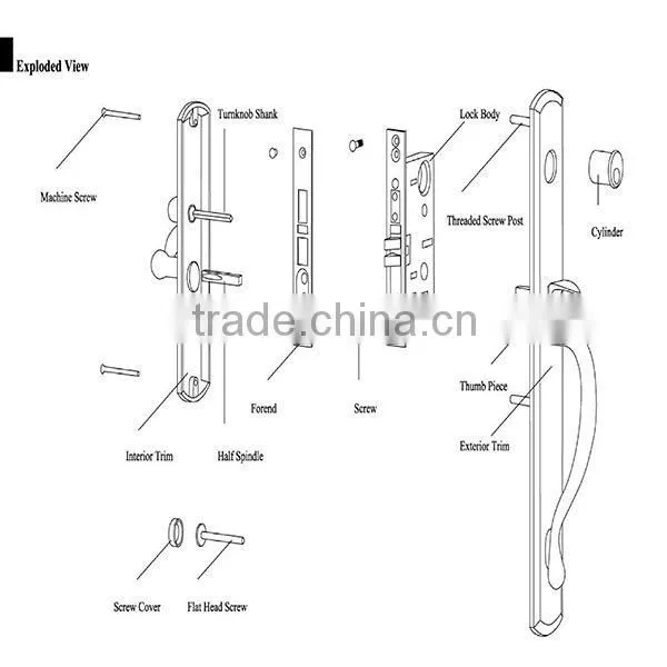 good quality Brass KB fireplace door handles