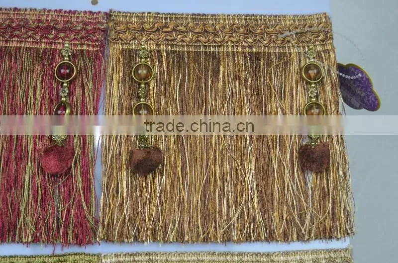 newest tassel fringe for curtain cushion trimmings,decorative tassels for curtains