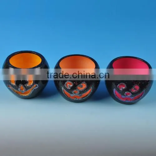 High quality halloween gifth ceramic candle holder