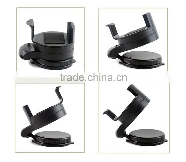 Mini Universal Mobile Phone In Car Windscreen Suction Mount Holder Cradle Stand 360 Degree Rotating Car Holder