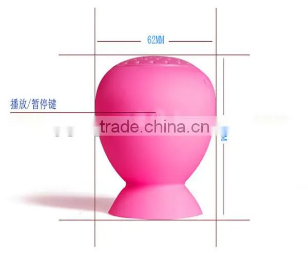 Mini Mushroom Wireless Bluetooth Speaker Waterproof Silicone Sucker Hands Free Speakers For Apple & Android Devices PC Computer