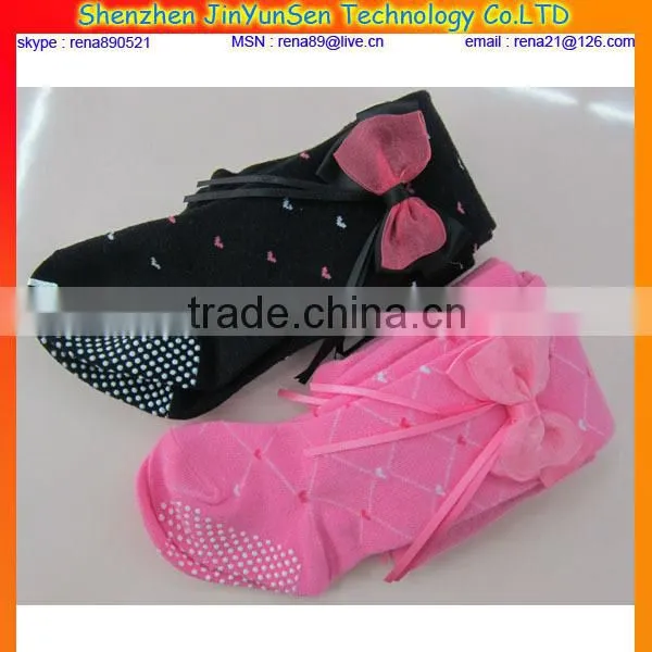 Baby girl cotton socks/ soft plain infant socks