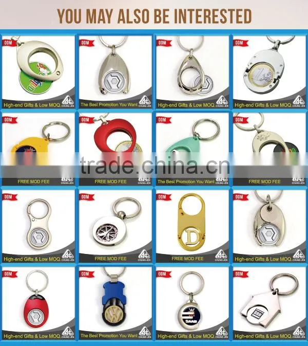 Cheap trolley coins custom supermarket cart custom plastic token