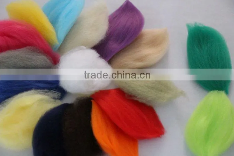 dyed polyester staple fiber