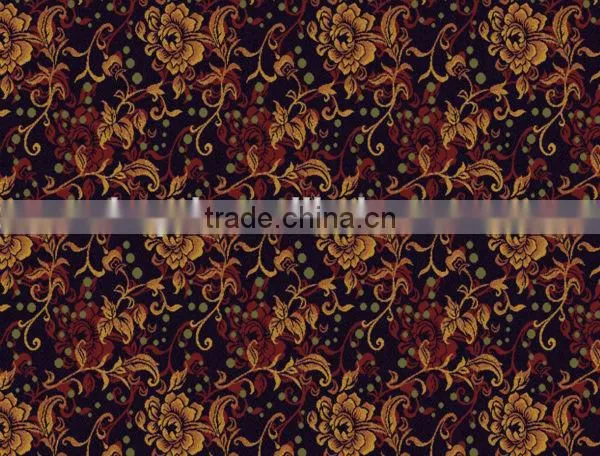Luxury machine made carpet with flower pattern