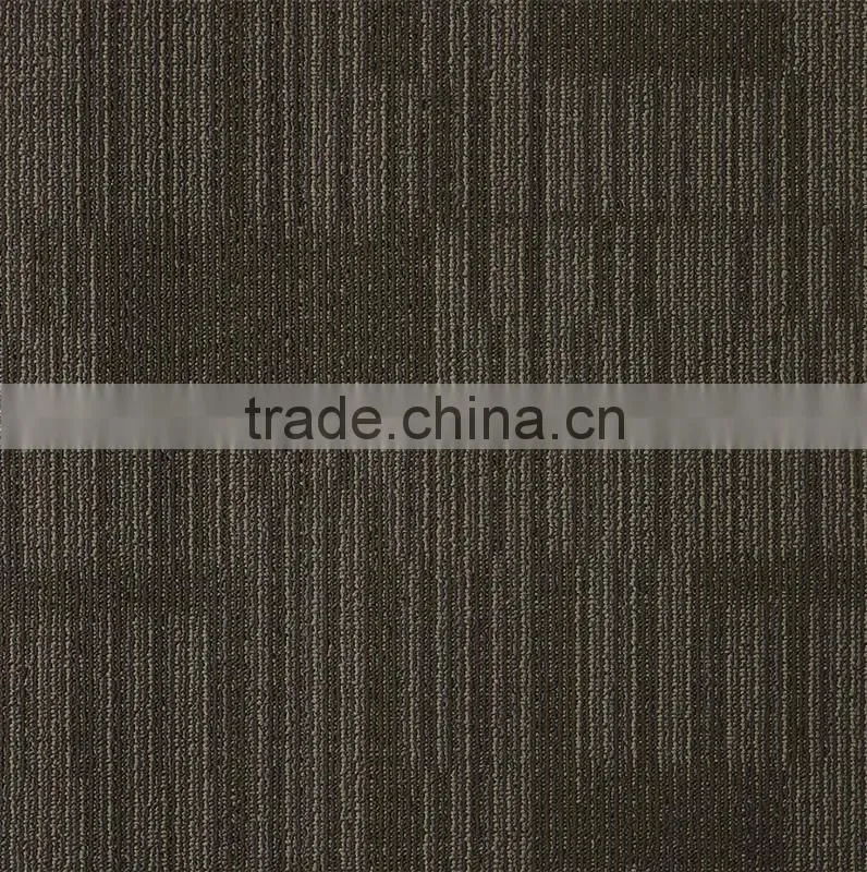 Multi level loop pvc vinyl carpet for office with customized design