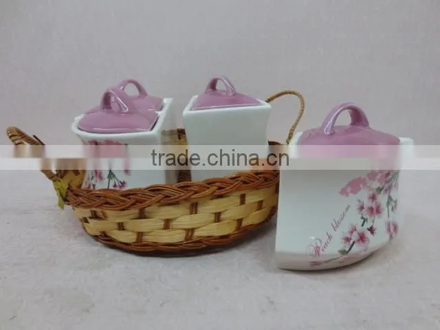 Flower Decal Ceramic Mug for Home/ Restaurant/Office