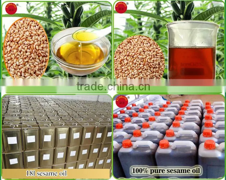China's high quality sesame oil/ Refined Pure Gingelly Oil