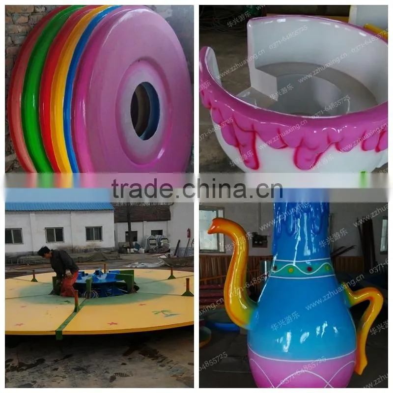 Factory Outlet rides theme park equipment rides coffee cup for kids and adult