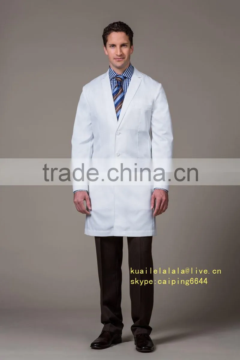 Fashionable hospital uniform designs /High Quality white Lab Coat with printing