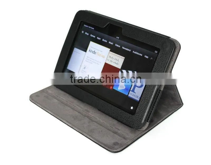 Multi-Angle Leather Folio Case Cover for Amazon Kindle Fire HD8.9 Tab