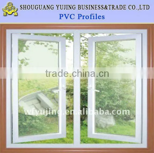 60casement series of upvc profile for door and window frame