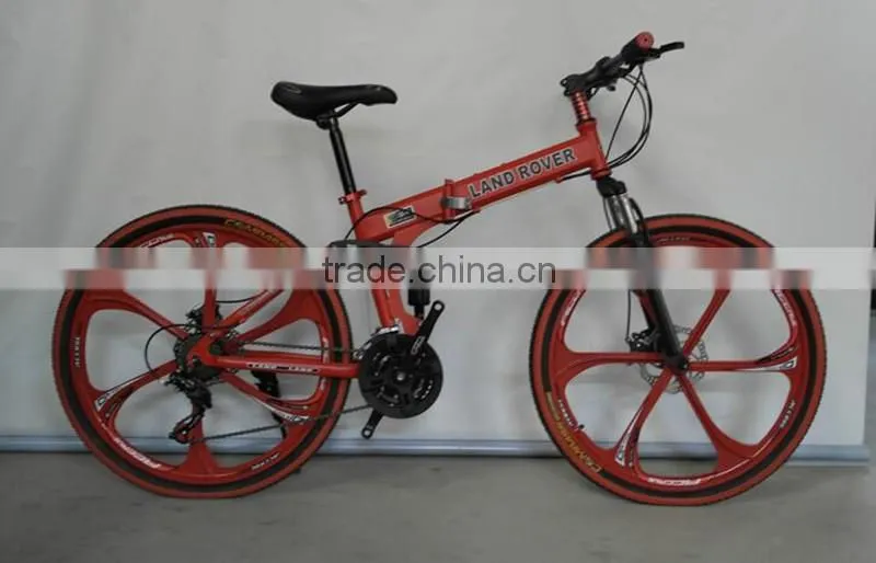 Mountain Bike 26-Inch High-Carbon Mountain Bike Dual Front And Rear Suspension Folding Mountain Bike Cycling Sell Like Hot Cakes