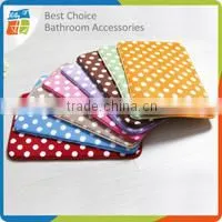 solid color memory foam bath mat