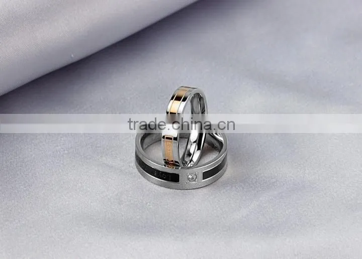 KSTONE 2015 316l stainless steel couple diamond engagement ring, wedding ring couple ring