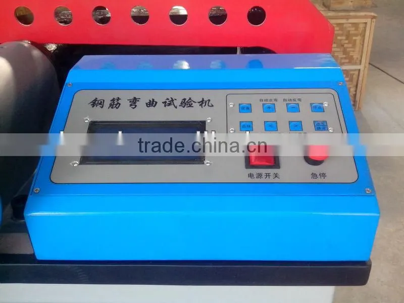 Stainless steel bar bend tester, bending testing machine