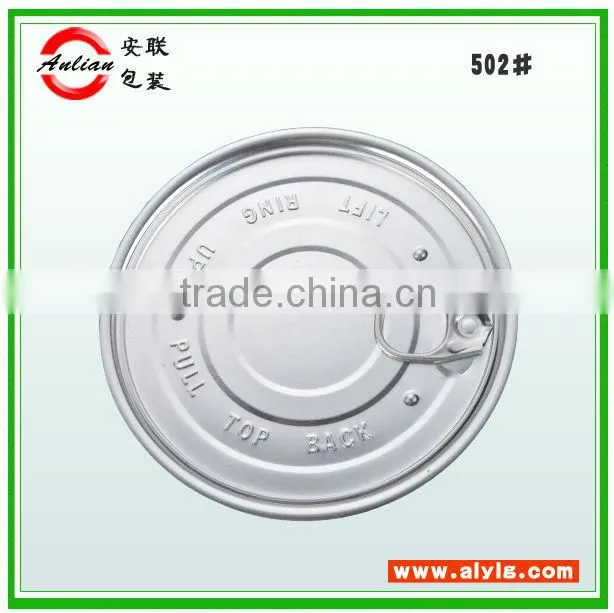 China Newest Design Full Aperture Style Milk Powder Aluminum Easy Open Peel Off End