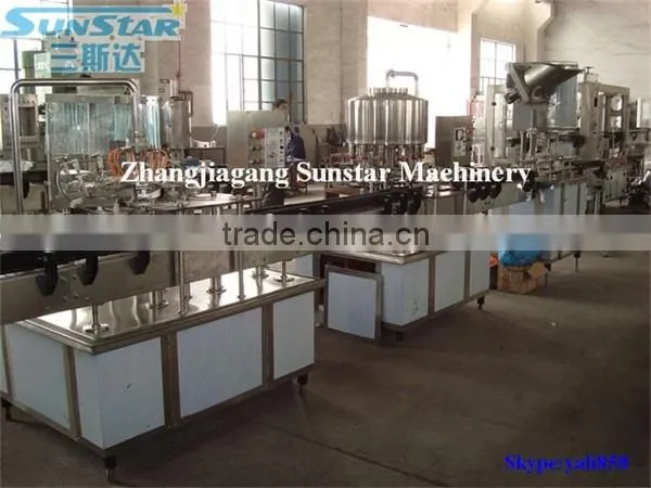 2000-4000bph Small business bottle washing bottling capping machine water bottling machine