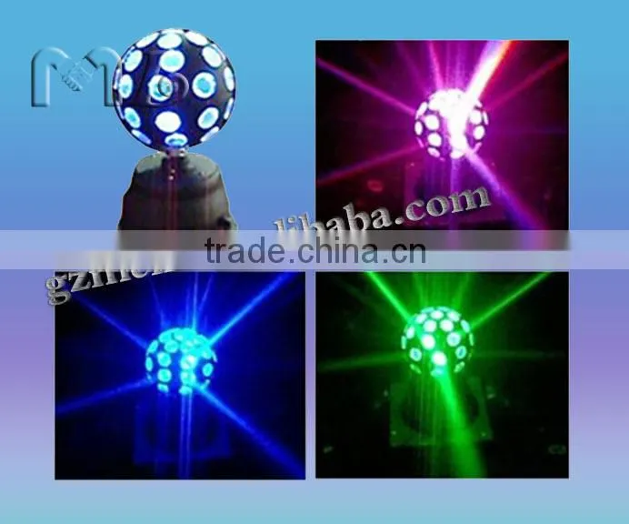 2015 Lowest price rolling RGB Magic crystal christmas balls light