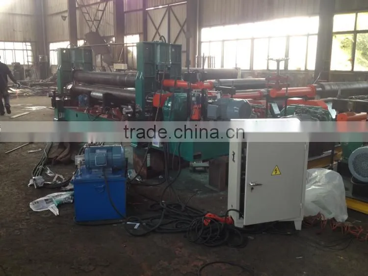 manufacturer produce Electric Type Asymmetrical 3 Roller Bending Machine