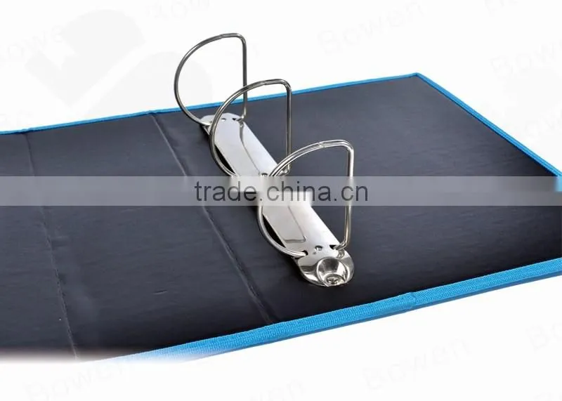 A4 fabric folder with 3 ring binder/catalog folder