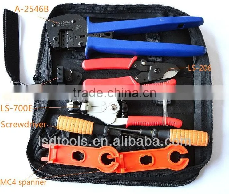 A-K2546B-2 Solar cable crimping tool kits,solar pv tool for MC4 connectors