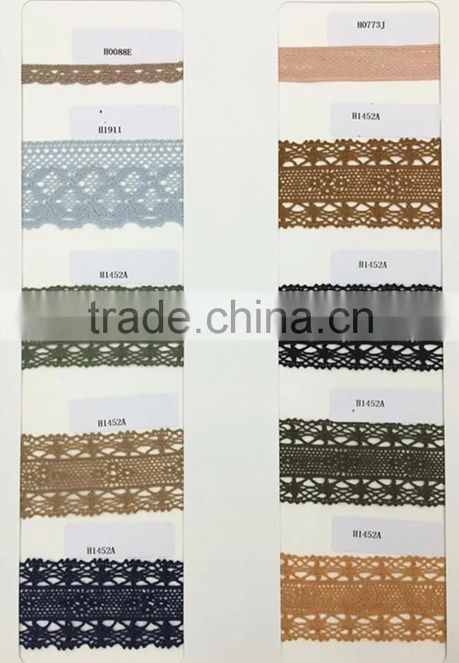 High Quality Fashion Decorative Cotton Lace Trimming