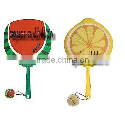 Promotional Folding Plastic Fans/ mini led fans