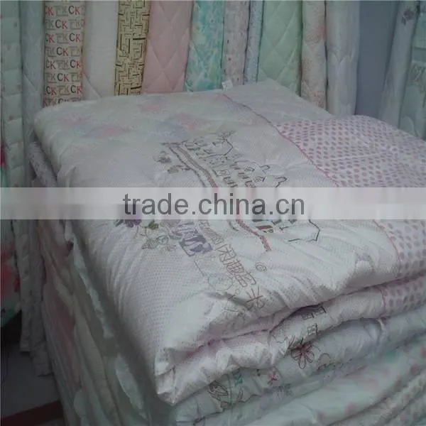 hotel patchwork microfiber summer quilt/cotton printed bedding set