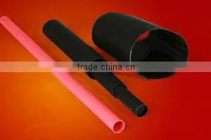 irradiated crosslinked polyolefin sleeving with hot melt adhesive