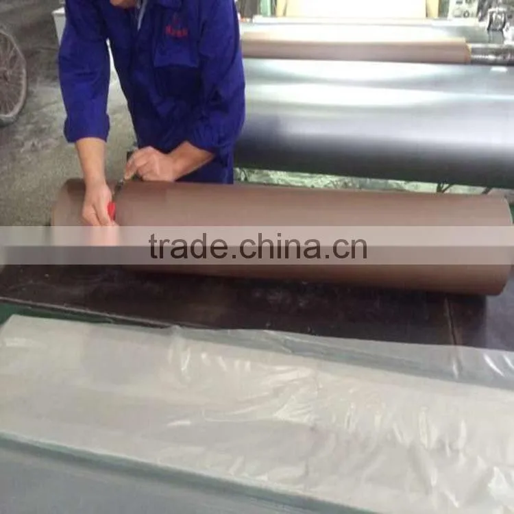 2015 Jiangsu Nantong Metallic Brown Embossed PVC Film For Binding