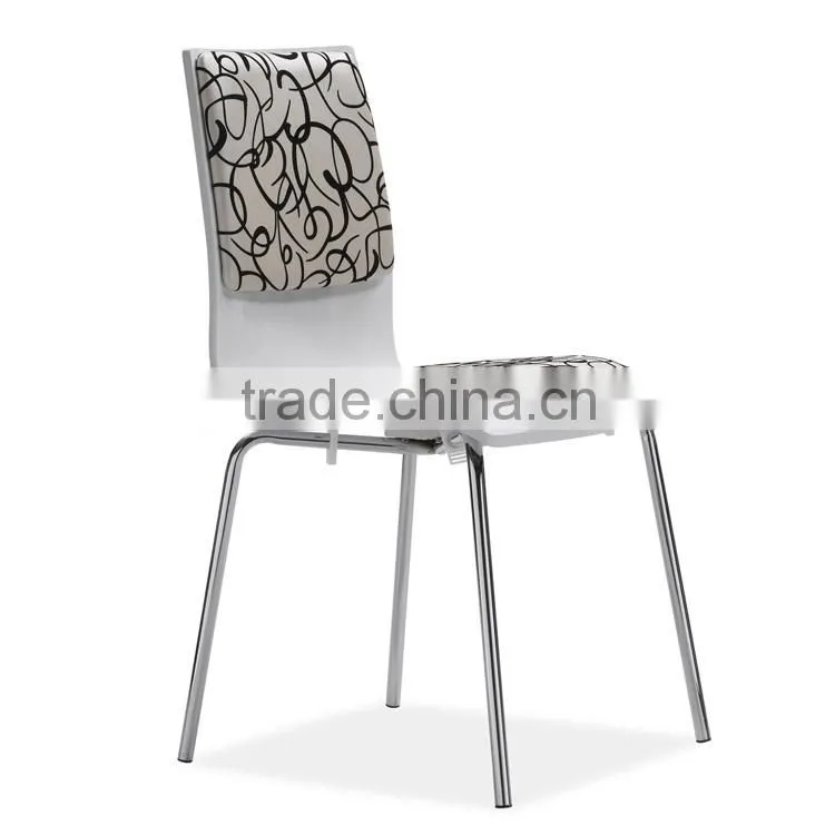 Modern Wood Chair Round Back/painting Chair Set XX-09