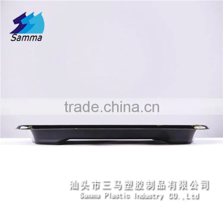 SM1-3123A Disposable Black Food Plate