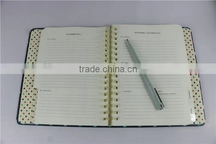 Custom Spiral Bound Agenda notebooks Printing