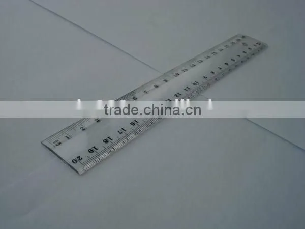 wholesale transparent 12' 30cm plastic ruler