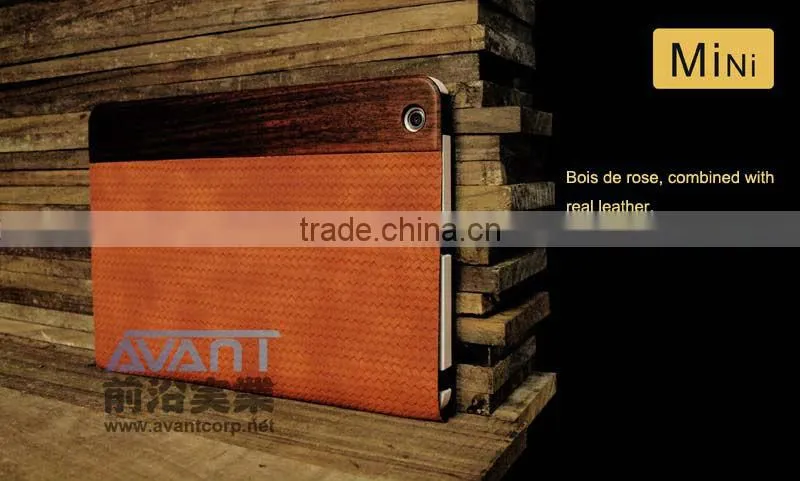 Natural Real Wood Tablet PC Cover for iPadmini