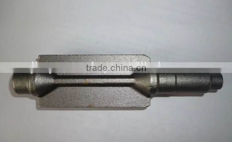 Hot forged Mining machine parts hole pipe connection parts
