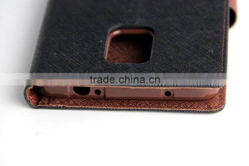 Mercury goospery leather flip case for Note4, Newest Shockproof Credit Card Slots Case for samsung